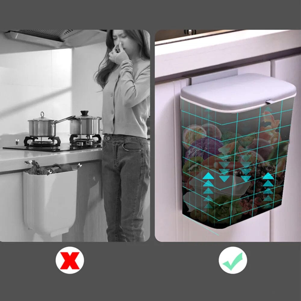 CuisiClean™ - Poubelle Suspendue - Accessoires cuisine