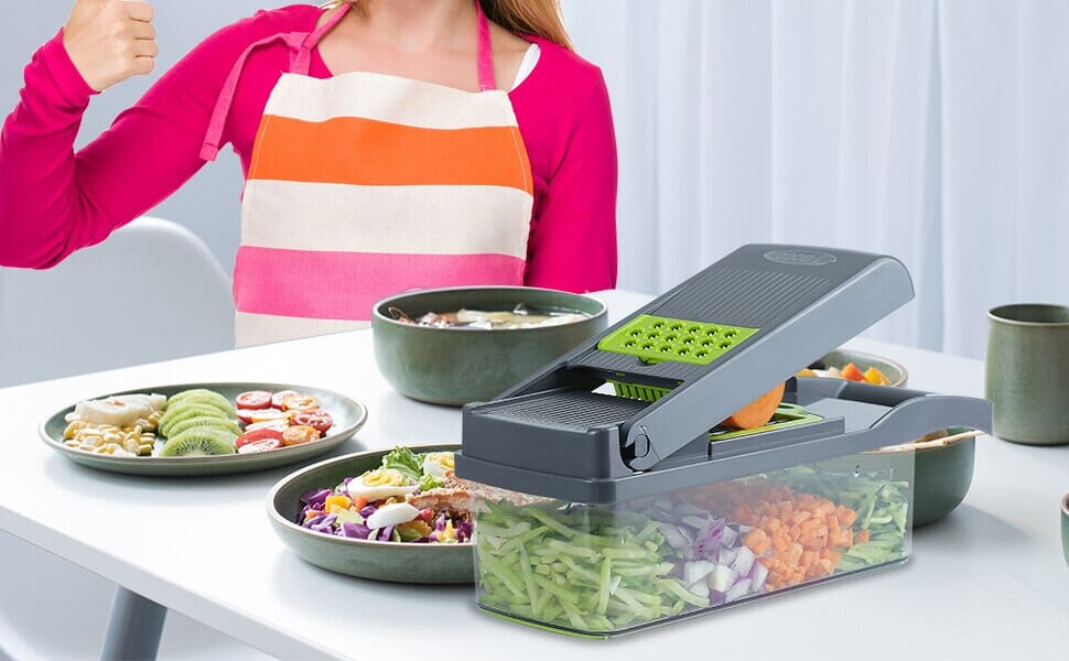 MandoSlicer™ | Mandoline 12 en 1 | Cuisine - Accessoires cuisine