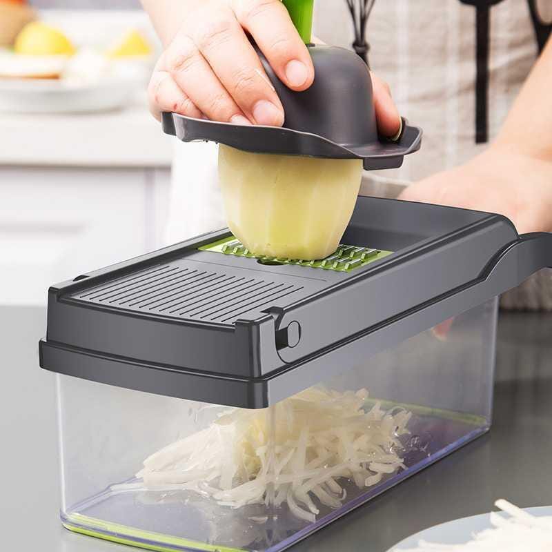 MandoSlicer™ | Mandoline 12 en 1 | Cuisine - Accessoires cuisine