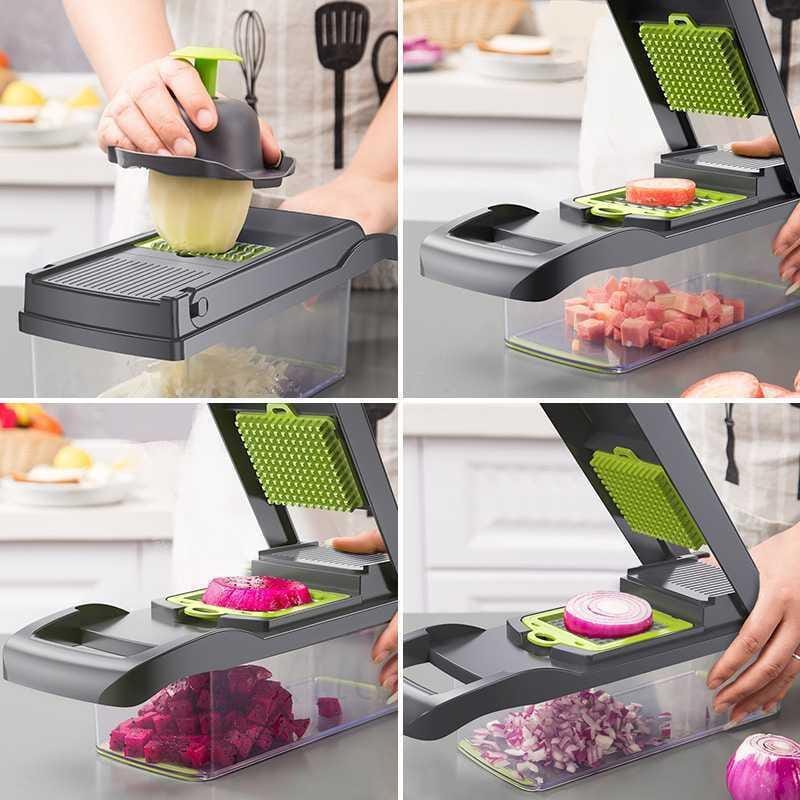 MandoSlicer™ | Mandoline 12 en 1 | Cuisine - Accessoires cuisine