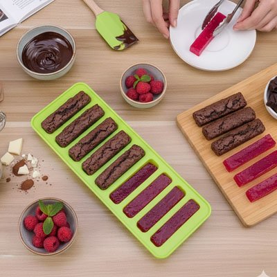 Moule silicone choco fraise
