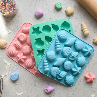 Moules en silicone trio