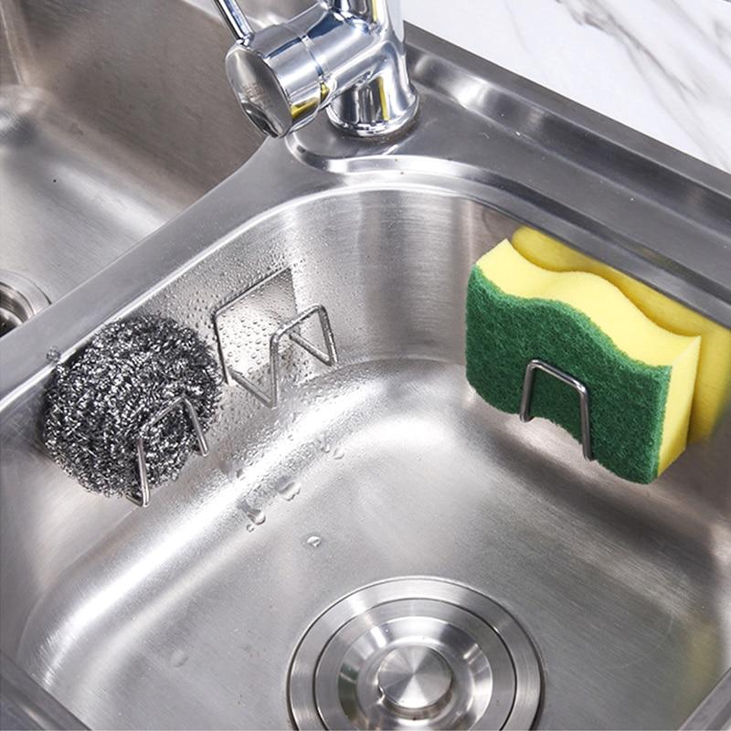 SpongeHolder™ - Égouttoir auto - adhésif en acier | Cuisine - Accessoires cuisine