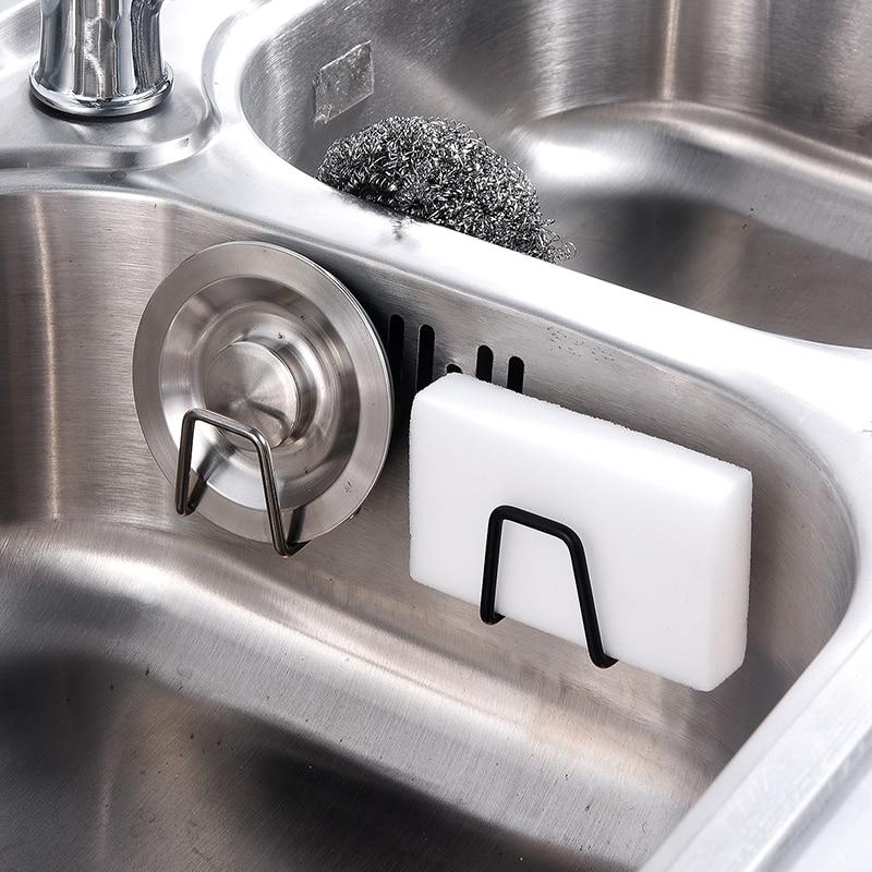 SpongeHolder™ - Égouttoir auto - adhésif en acier | Cuisine - Accessoires cuisine